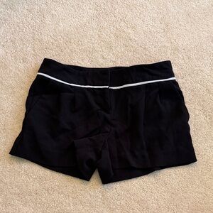 Express Black Athletic Shorts with White Accent